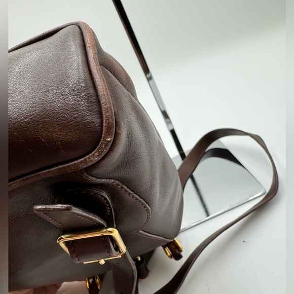 Gucci-Authentic-Vintage - Bamboo Backpack Leather Brown - Picture 12 of 16